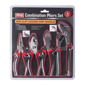 0037-0 - 4-PC COMBINATION PLIERS SET