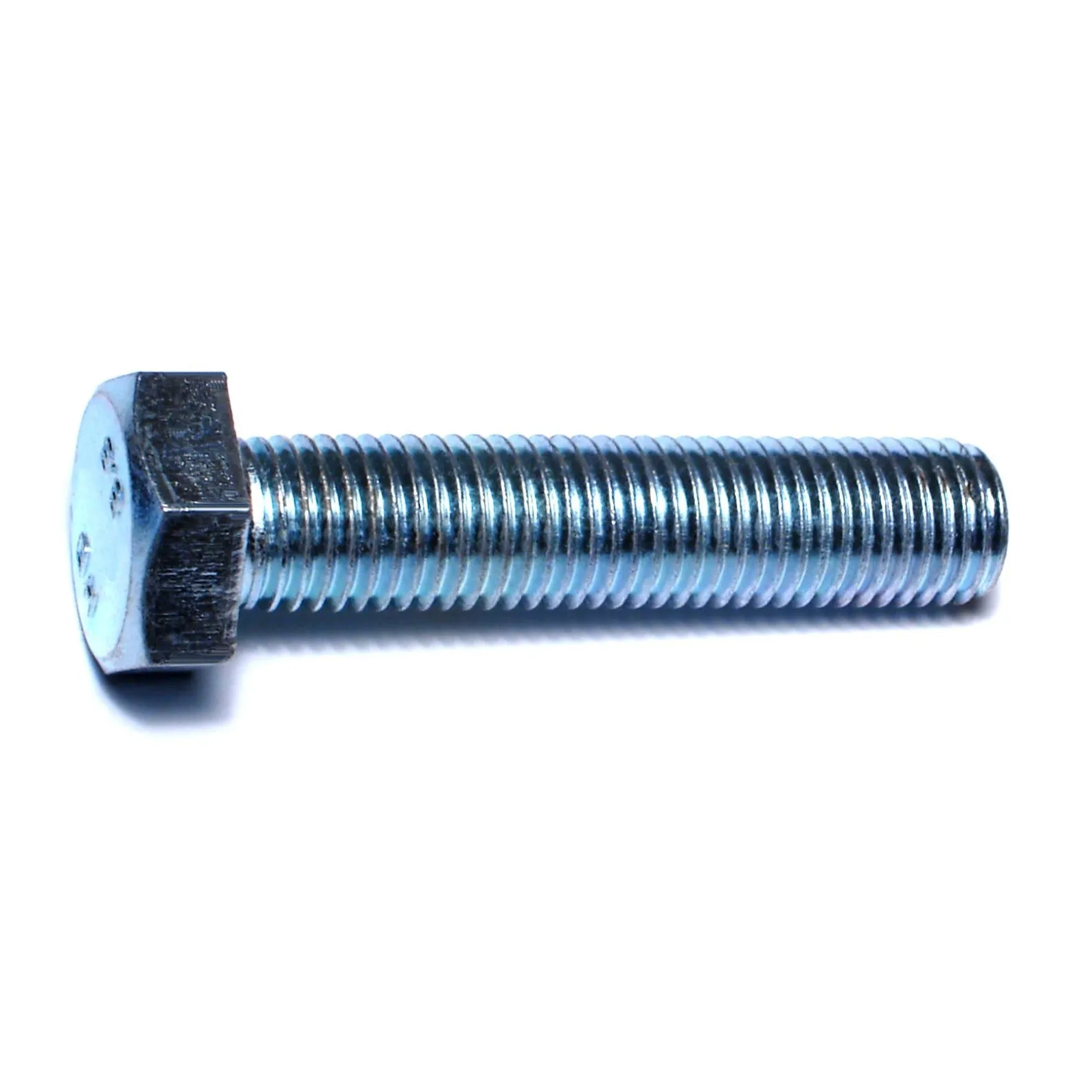 12mm-1.5 x 55mm Zinc Plated Class 8.8 Steel Fine Thread Hex Cap Screws