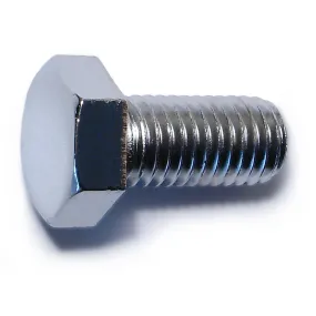 12mm-1.75 x 25mm Chrome Class 8.8 Hex Cap Screws (5 pcs.)