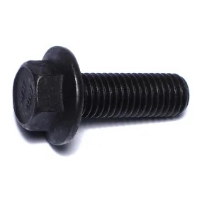 12mm-1.75 x 35mm Black Phosphate Class 10.9 Steel Coarse Thread Hex Washer Head Flange Bolts