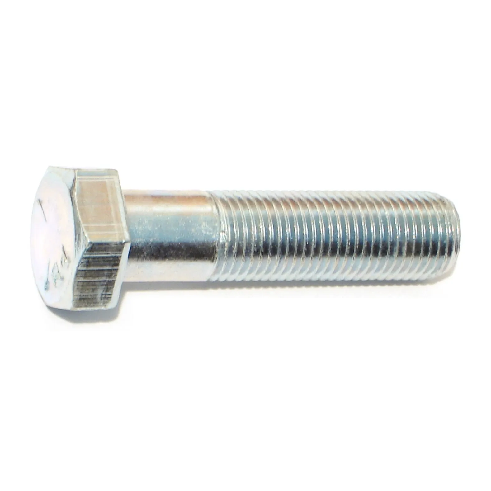 1/2"-20 x 2" Zinc Plated Grade 5 Steel Fine Thread Hex Cap Screws (5 pcs.)