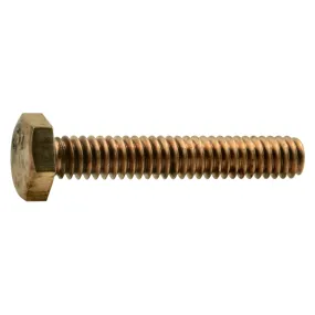 1/4"-20 x 1-1/2" Silicon Bronze Coarse Thread Hex Cap Screws (6 pcs.)