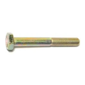 1/4"-28 x 2" Zinc Plated Grade 8 Steel Fine Thread Hex Cap Screws (20 pcs.)