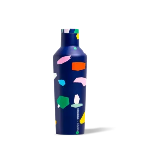 16oz Blue Confetti Canteen