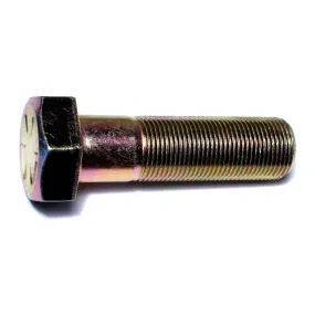 1"-14 x 3-1/2" Zinc Plated Grade 8 Hex Cap Screws (5 pcs)