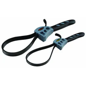 2 Piece Adjustable Rubber Strap Wrench