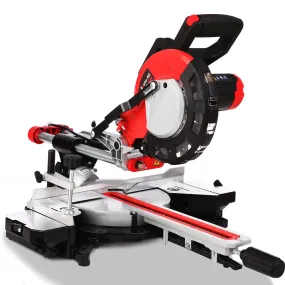 2000W Sliding Compound Mitre Saw 210mm Laser Guide - Baumr-AG