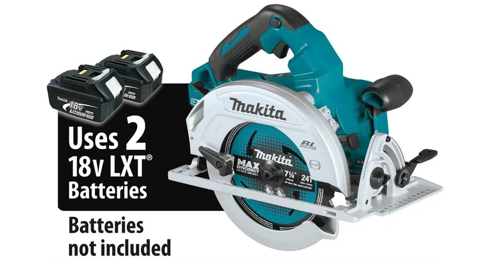 2021 Makita 36V (18V X2) LXT® Brushless 7-1/4" Circular Saw, Tool Only (XSH06Z)