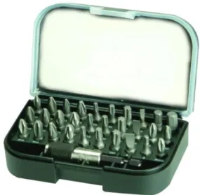 31 Piece Screwdriver Bit Set