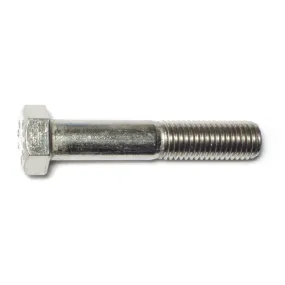 3/4"-10 x 4" 18-8 Stainless Steel Coarse Thread Hex Cap Screws (2 pcs.)