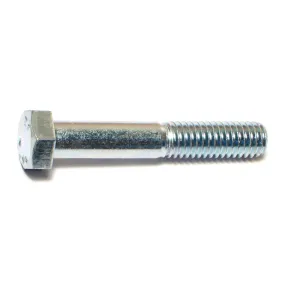 3/8"-16 x 2-1/4" Zinc Grade 2 / A307 Hex Bolts (50 pcs)