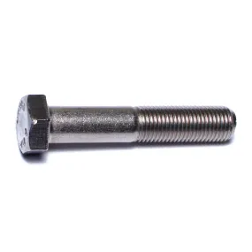 3/8"-24 x 2" 18-8 Stainless Hex Cap Screws (6 pcs.)