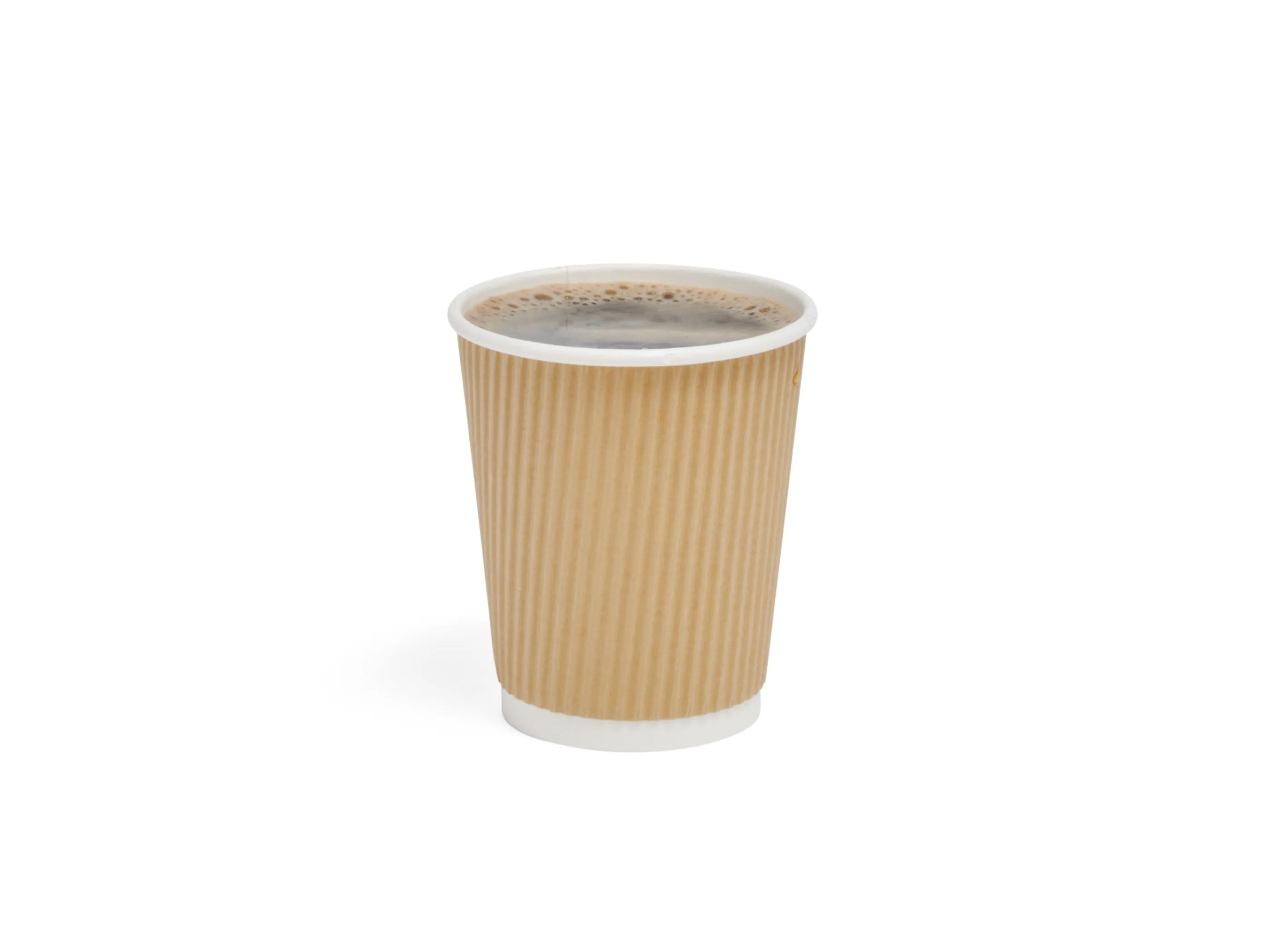 8oz Kraft Ripple Paper Cup - 500pk