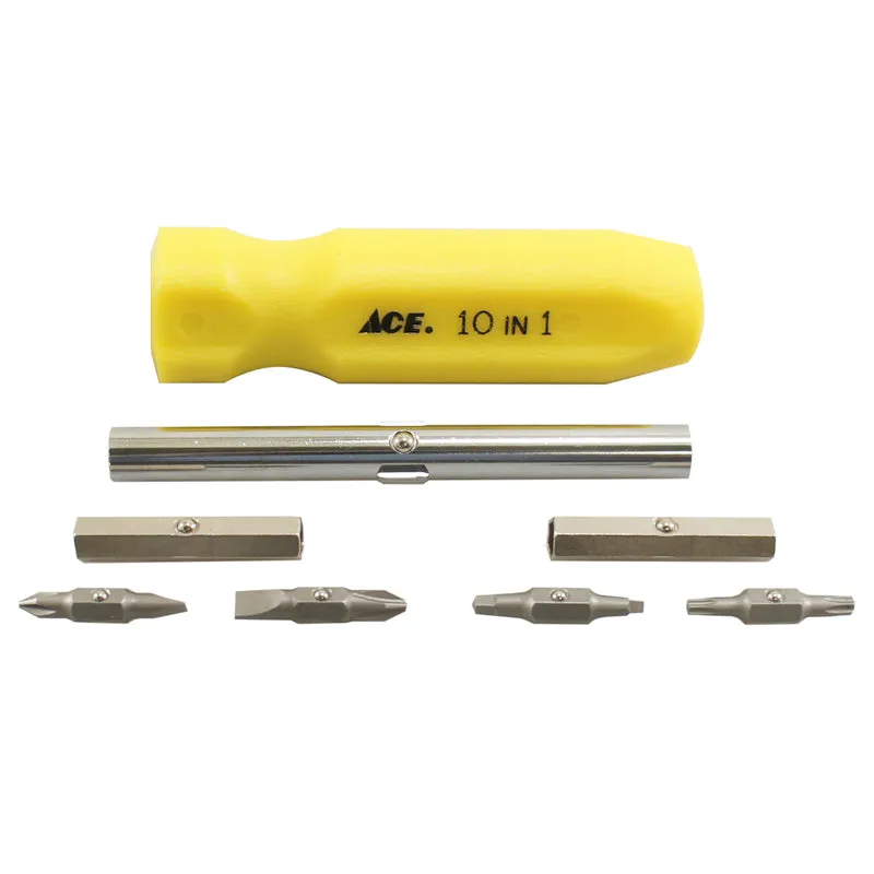 Ace 10-in-1 Screwdriver 8 in.