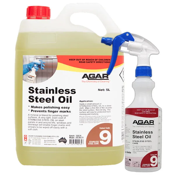 Agar Stainless Steel Oil