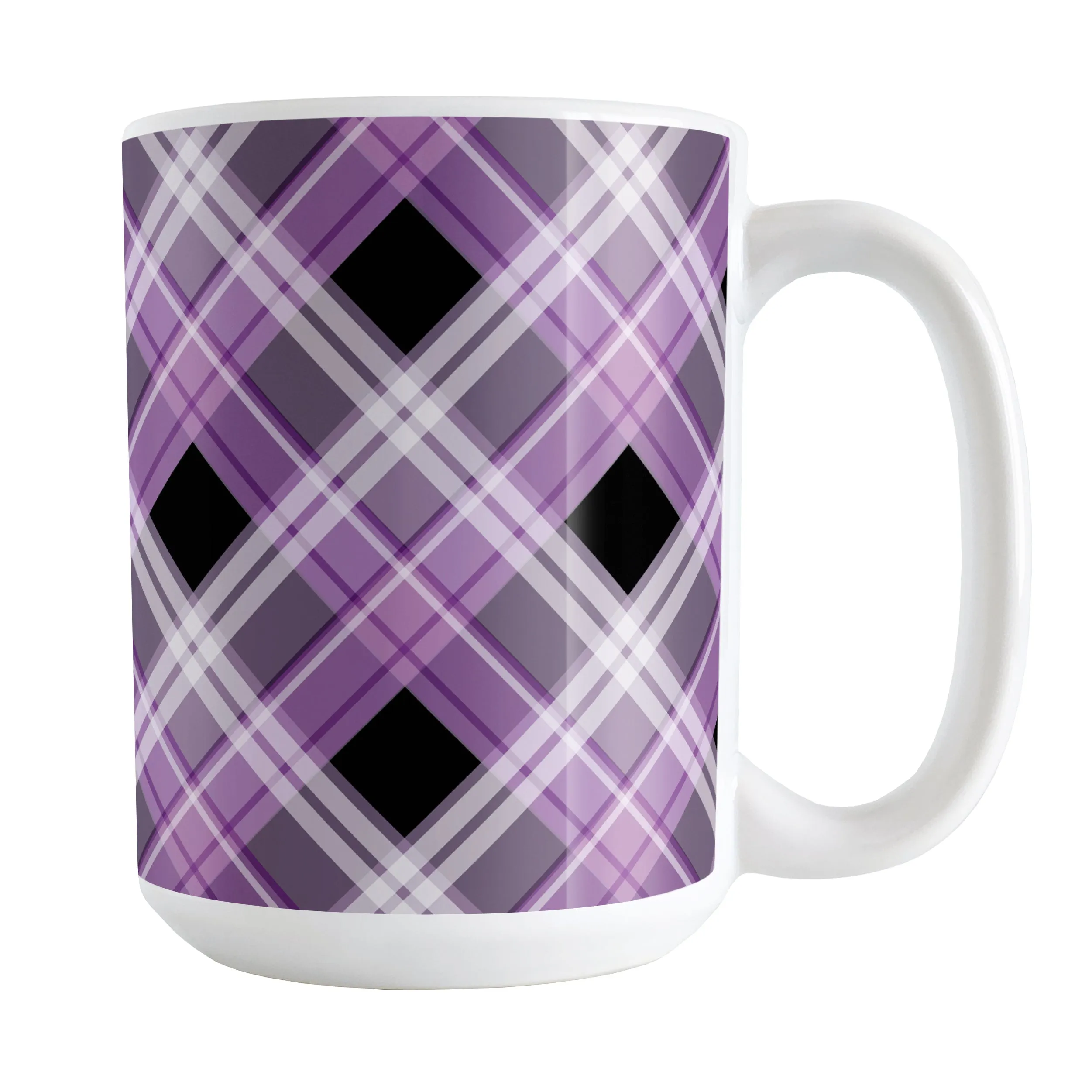 Alternative Purple Plaid Mug