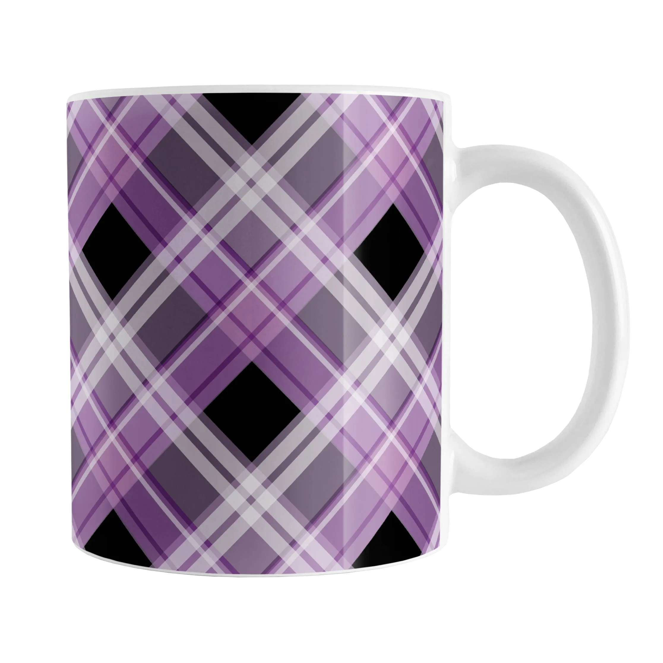 Alternative Purple Plaid Mug