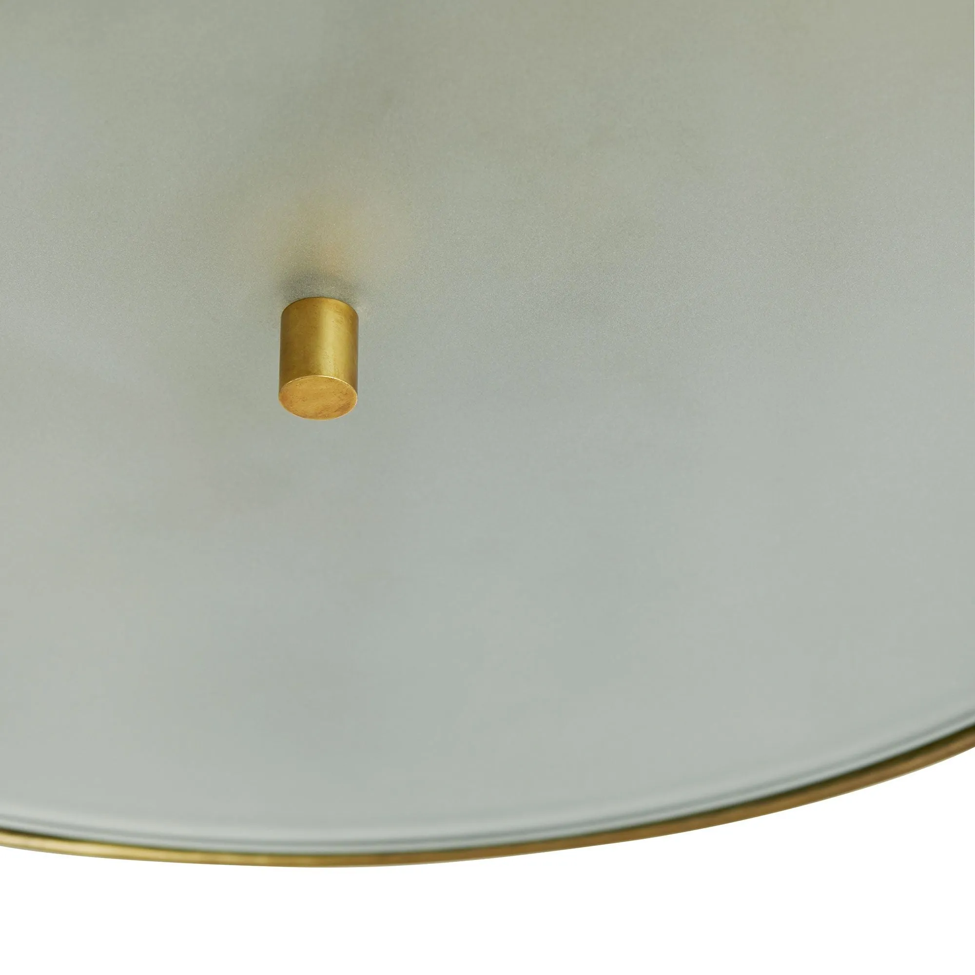 Anna Antique Brass Flush Mount Ceiling Light