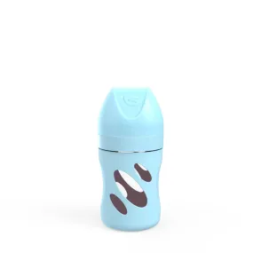 Anti-Colic Glass Baby Bottle 180ml Pastel Blue