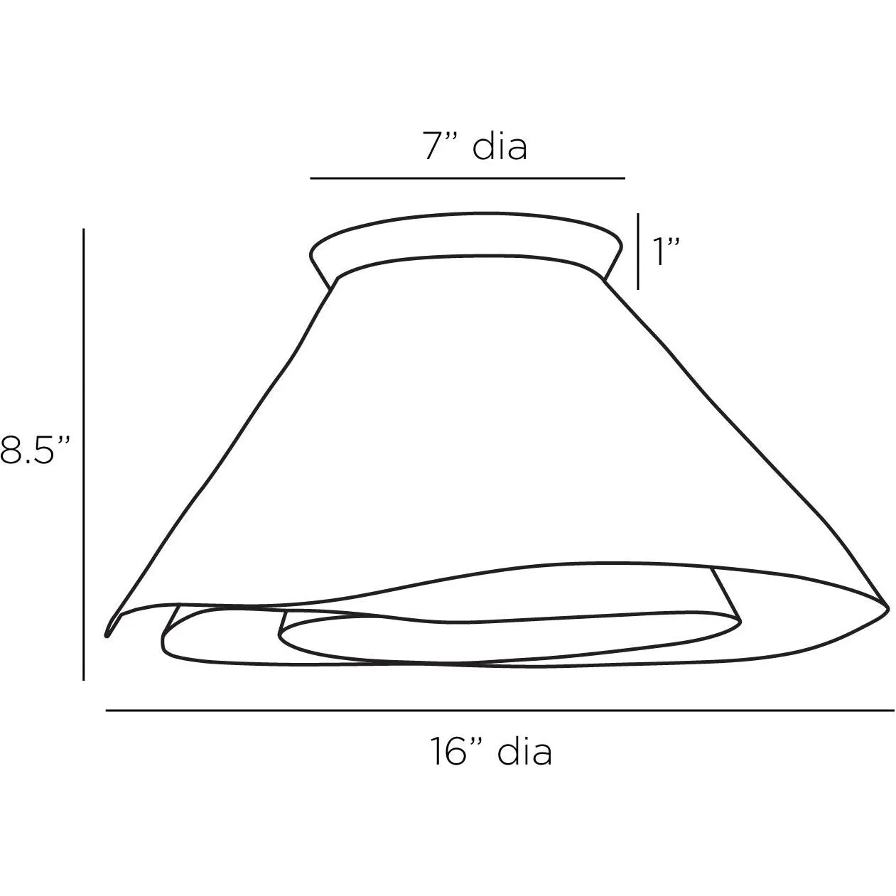 Arden Sconce/Ceiling Mount