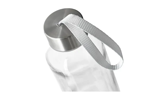 BIG PRICE DROP: Pack of 20: Glass Water Bottles 18 oz - Stainless Steel