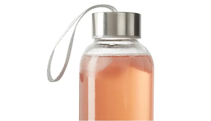 BIG PRICE DROP: Pack of 20: Glass Water Bottles 18 oz - Stainless Steel