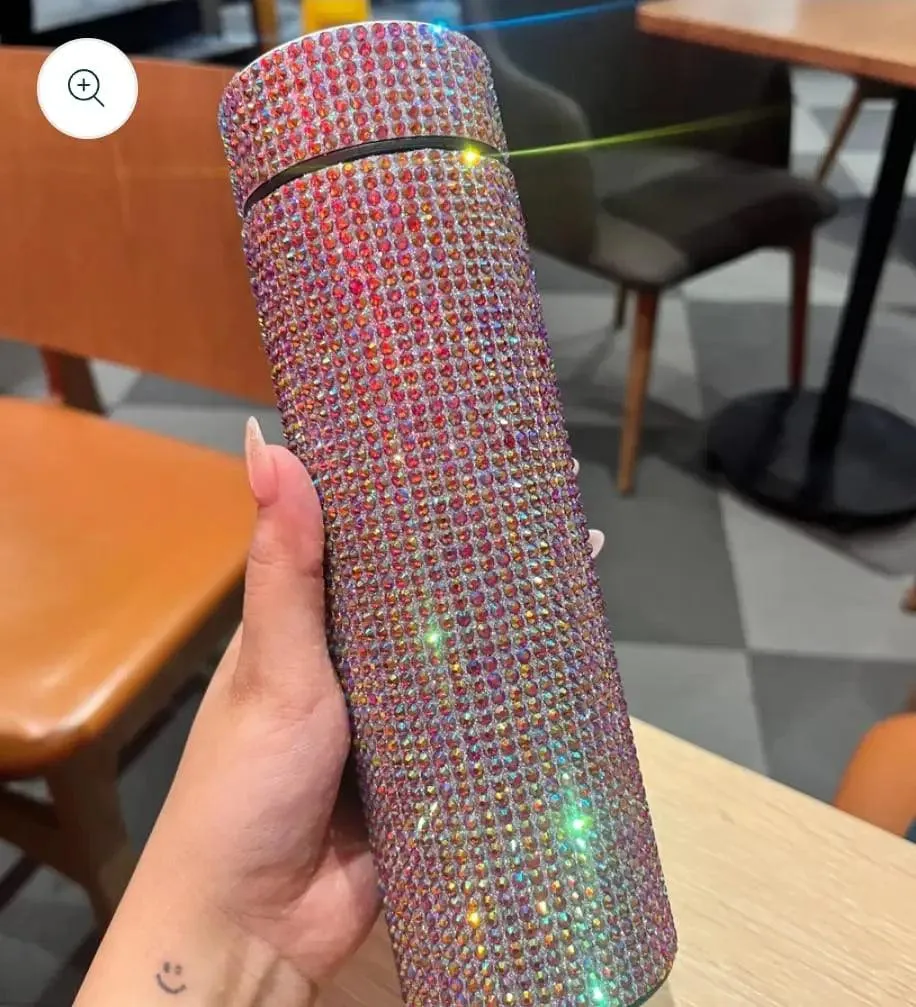 BLINGY RHINESTONE WATER BOTTLE