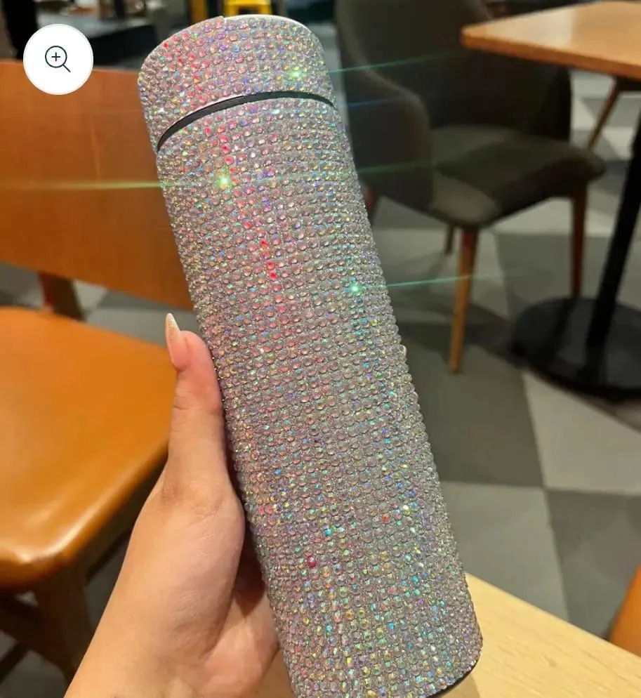 BLINGY RHINESTONE WATER BOTTLE