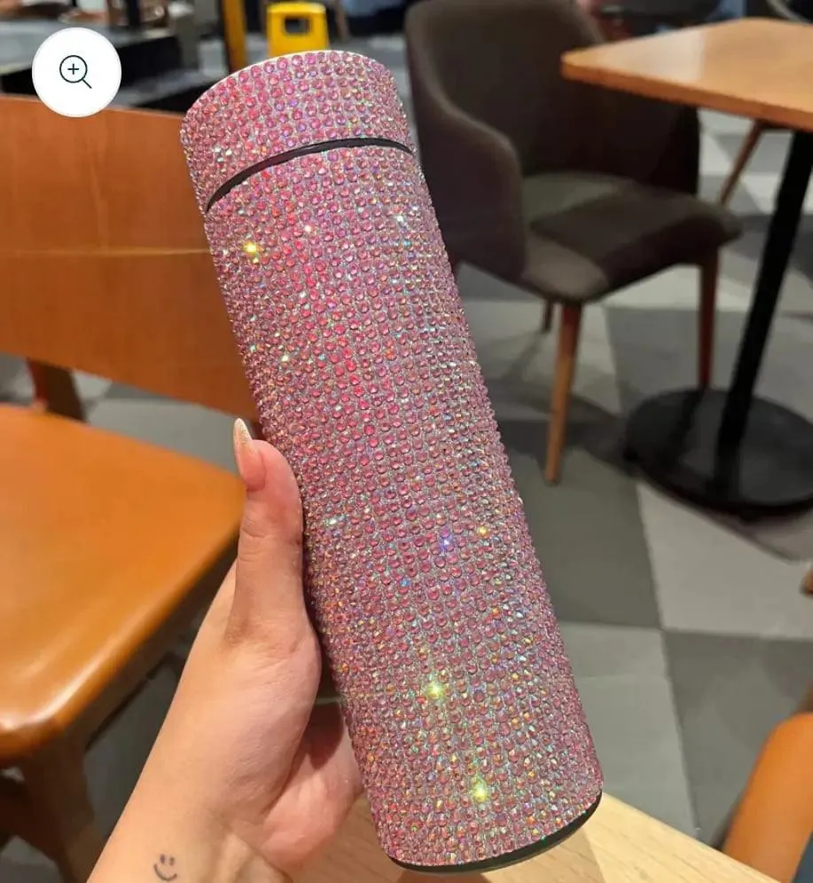 BLINGY RHINESTONE WATER BOTTLE