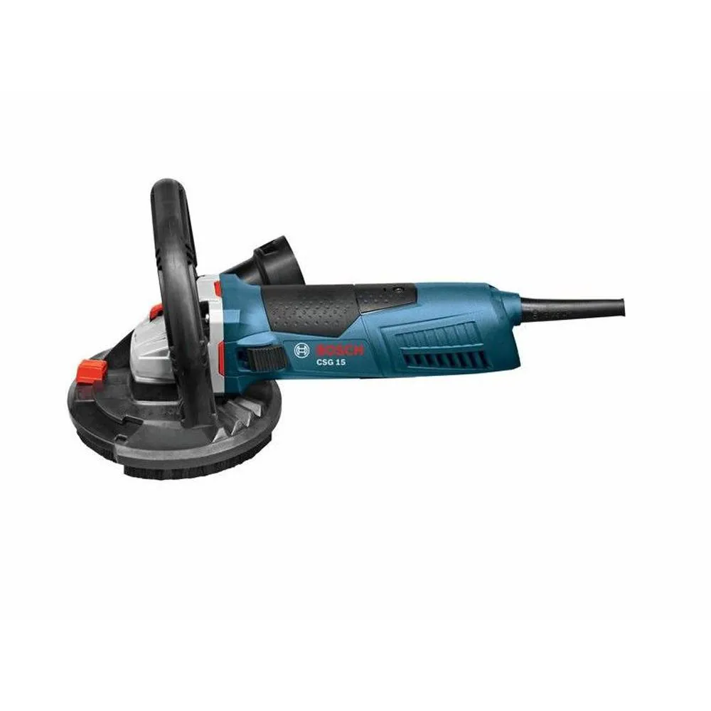 Bosch CSG15 12.5 Amp Corded 5" Concrete Surfacing Grinder w/Dust Shroud