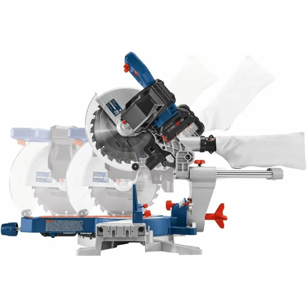 Bosch GCM18V-10SDN14 18V PROFACTOR 10" Slide Miter Saw Kit w/ (1) 8.0 Ah CORE Performance Battery