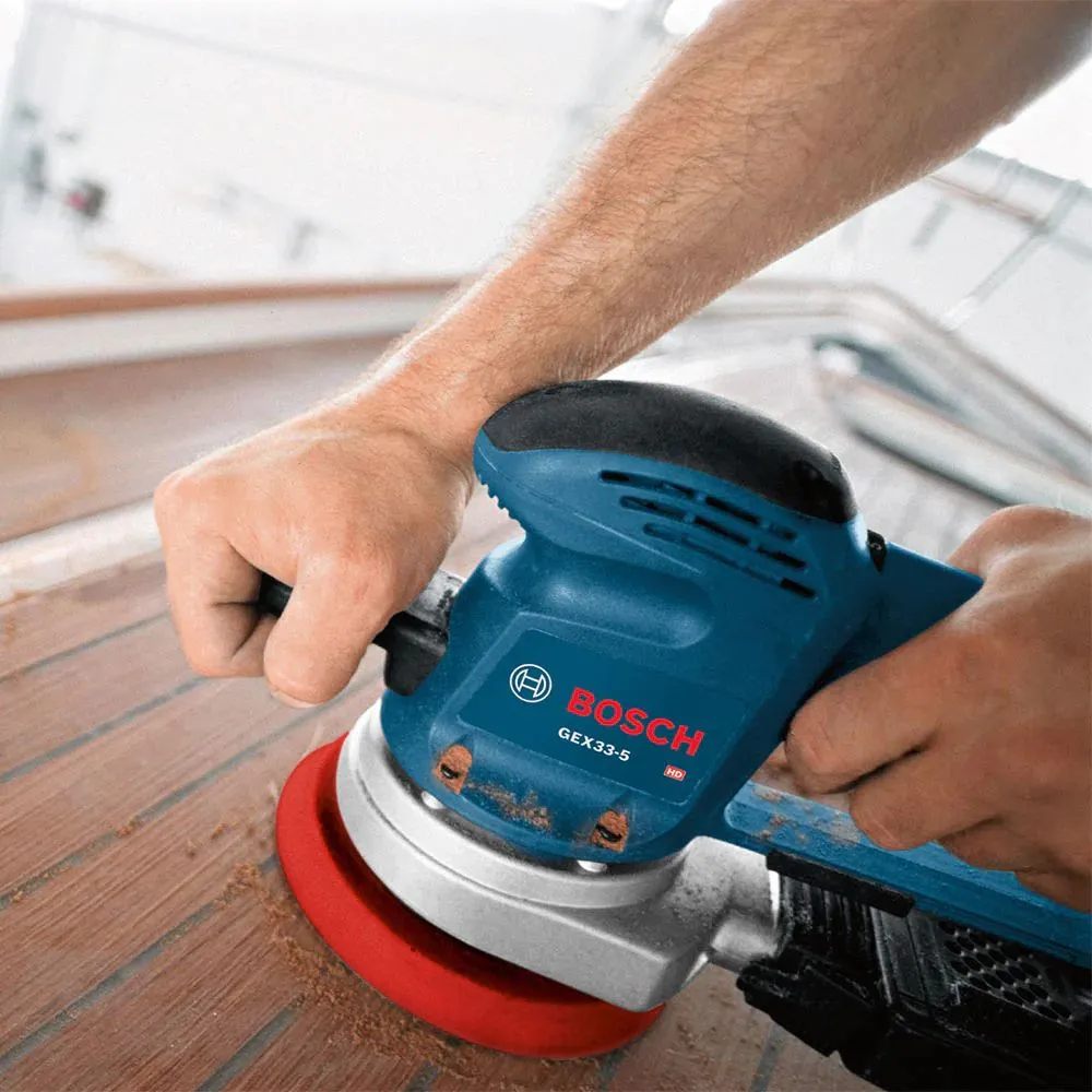 Bosch GEX33-5N 5 In. Multi-Hole Random Orbit Sander/Polisher