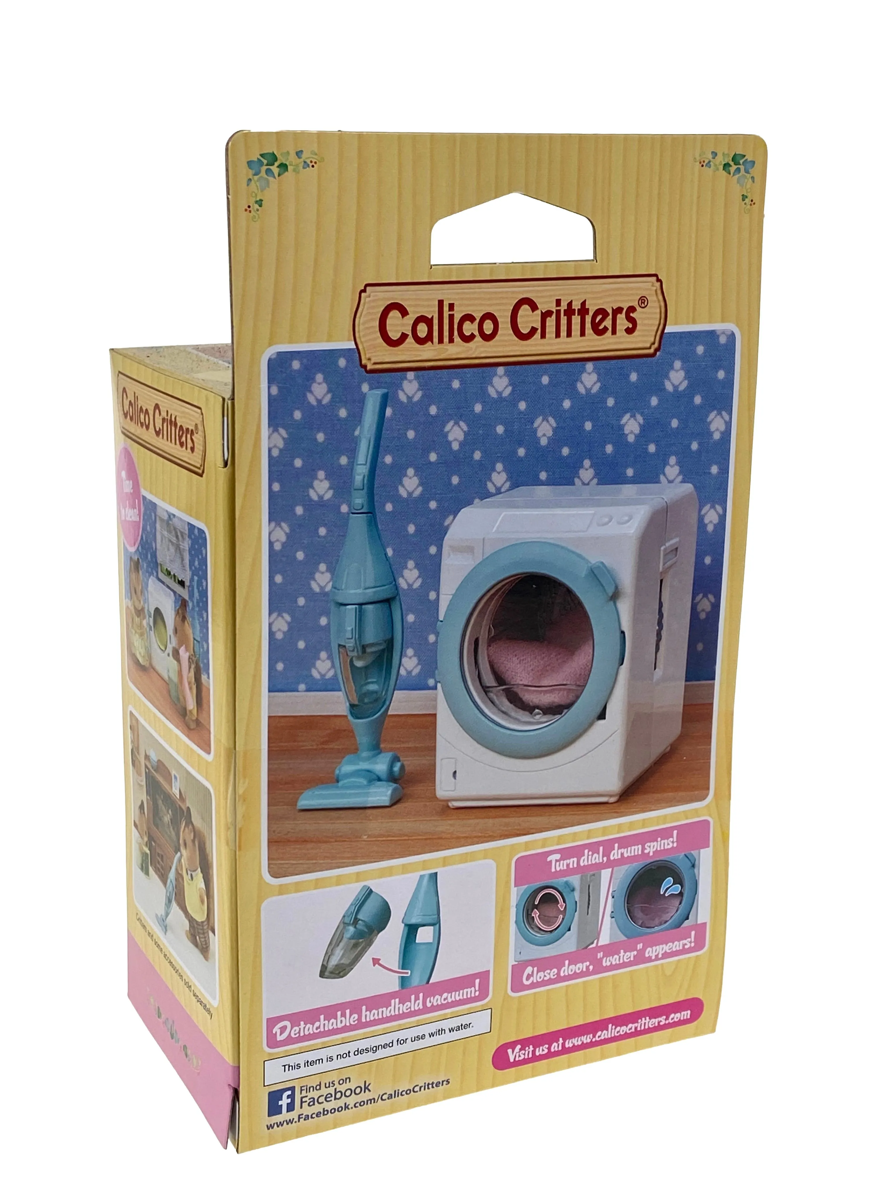 Calico Critters Laundry & Vacuum Cleaner