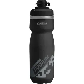 Camelbak Podium Chill Dirt Series Insulated Water Bottle, Black, 21oz