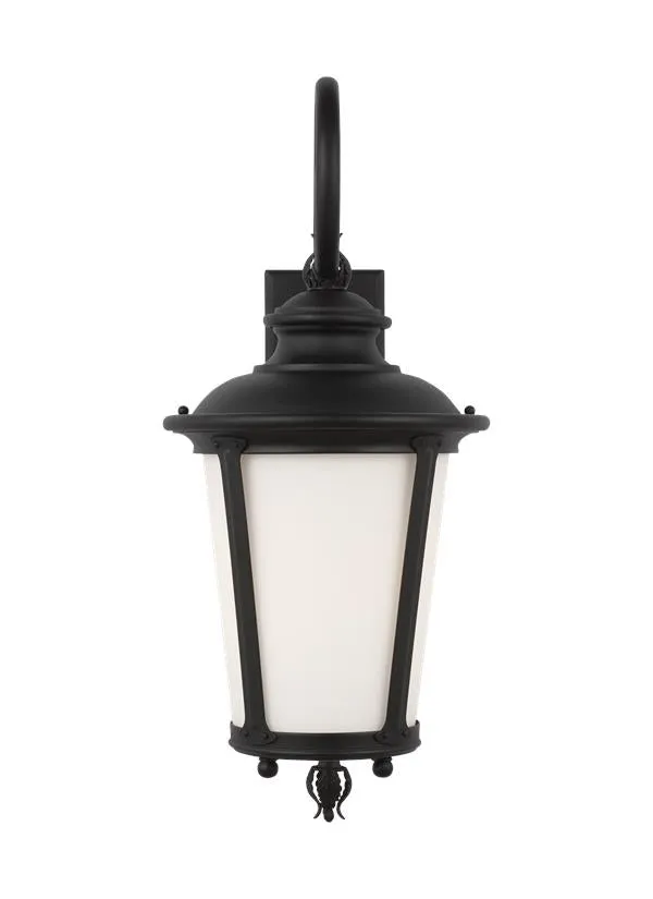 Cape May Collection - One Light Outdoor Wall Lantern | Finish: Black - 88242-12