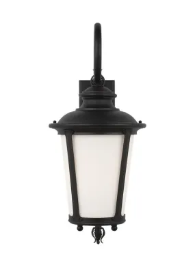 Cape May Collection - One Light Outdoor Wall Lantern | Finish: Black - 88242-12