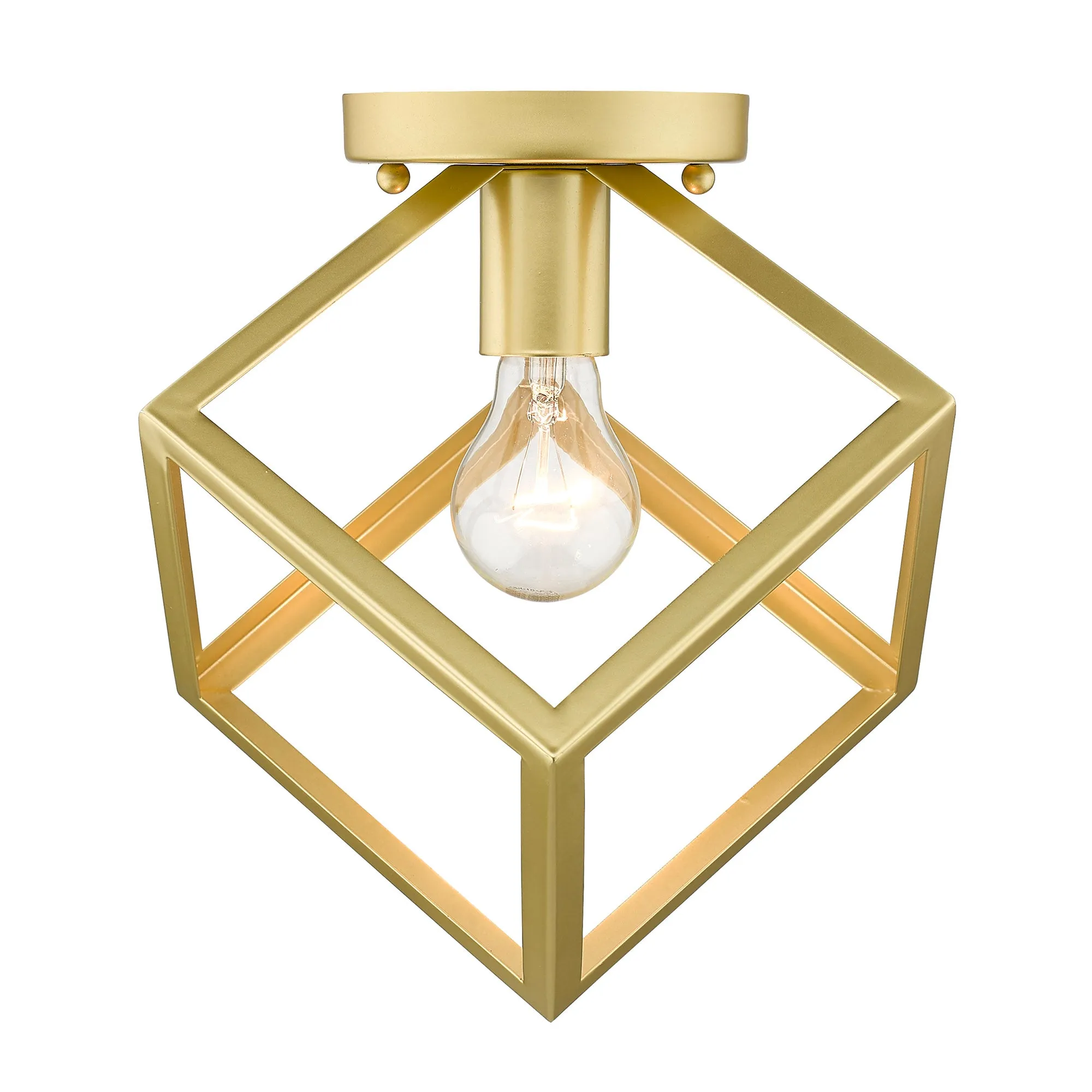 Cassio Flush Mount in Olympic Gold