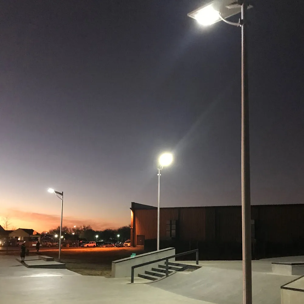 CASTOR | Solar Street Light | 120 Watt | 15000 Lumens | 3000K-6000K | Parking Lot Light | Solar All in One Street Light | 5 Years Warranty