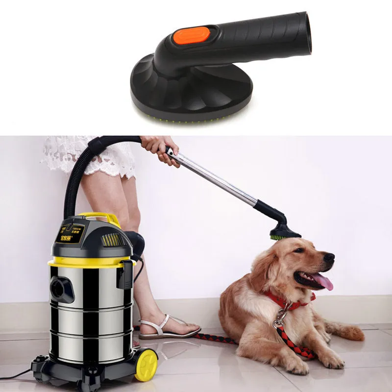 Cat grooming vacuum attachment