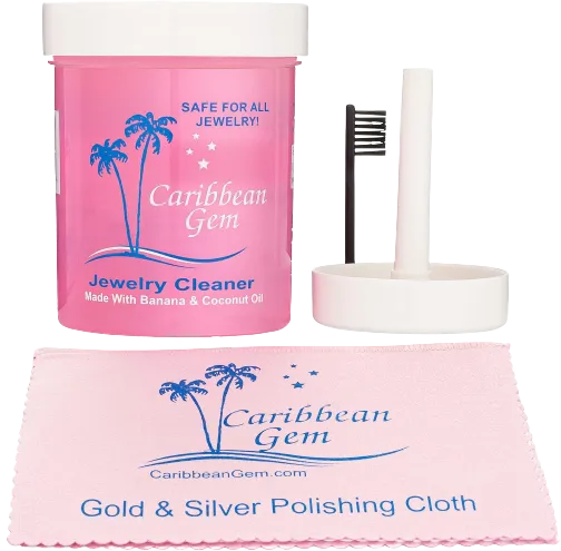 CG Jewelry Cleaner Jar - 8oz - Now with Cloth and (Free USA Shipping)