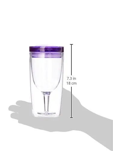 Cupture Wine tumblers Glasses, 8 Count (Pack of 1)