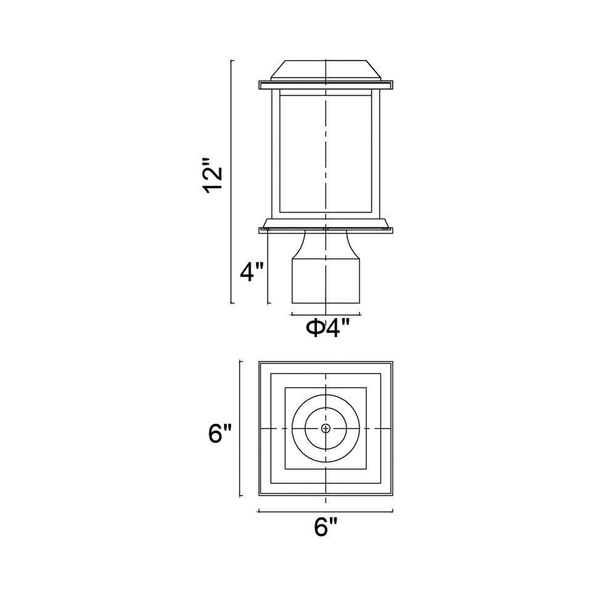 CWI Lighting Blackbridge Outdoor Lantern