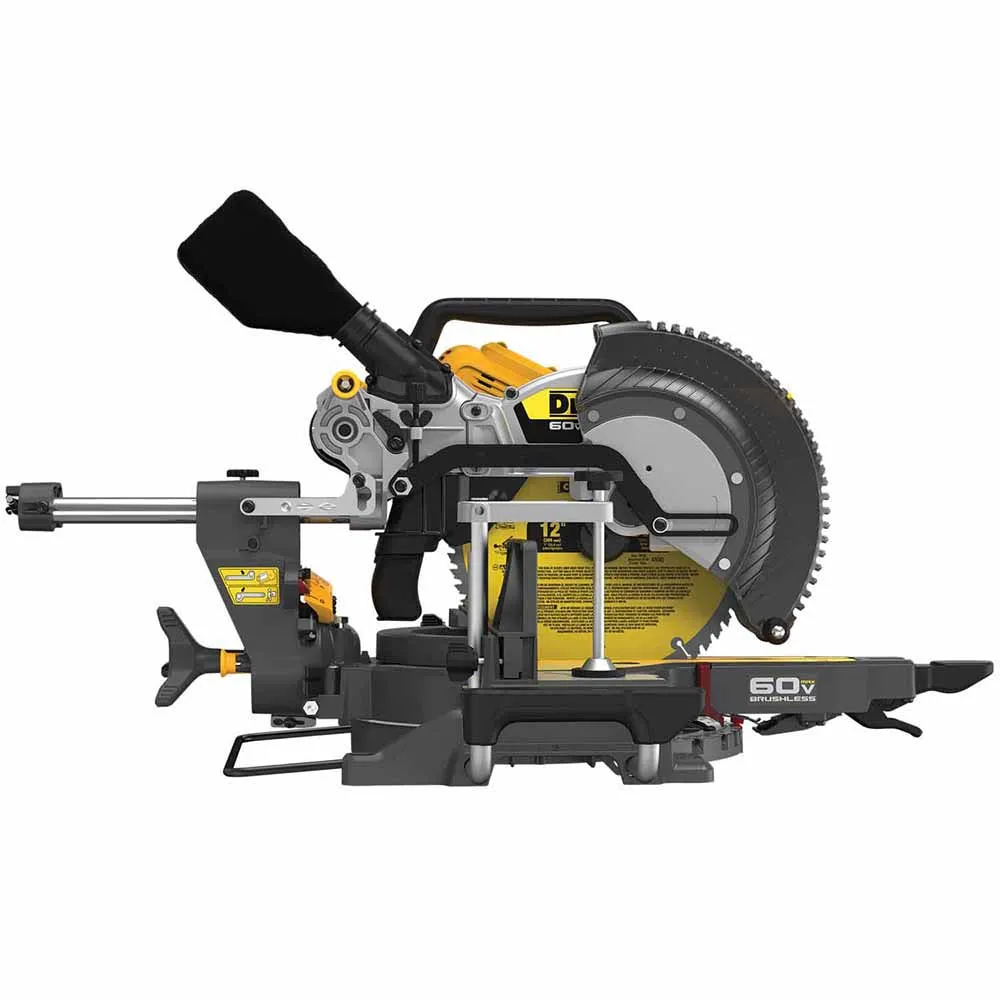 DeWalt DCS781B 60V MAX Brushless Cordless 12 in. Double Bevel Sliding Miter Saw (Tool Only)