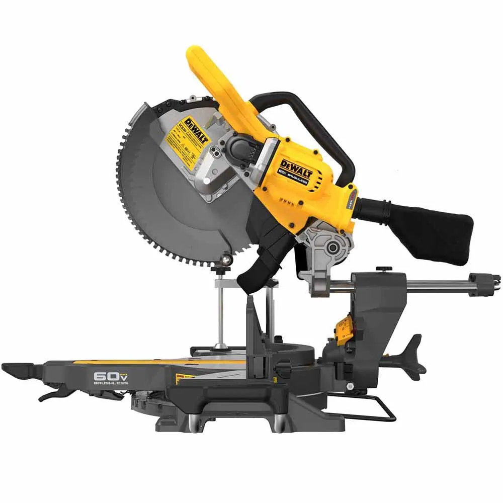 DeWalt DCS781B 60V MAX Brushless Cordless 12 in. Double Bevel Sliding Miter Saw (Tool Only)