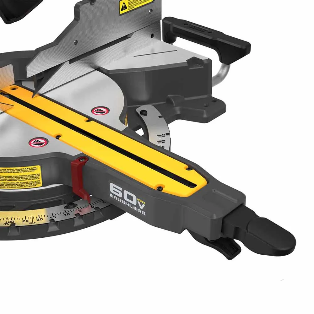 DeWalt DCS781B 60V MAX Brushless Cordless 12 in. Double Bevel Sliding Miter Saw (Tool Only)