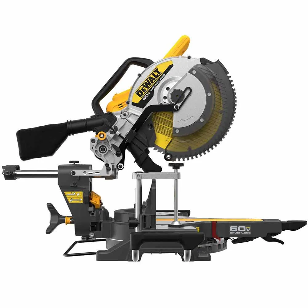 DeWalt DCS781B 60V MAX Brushless Cordless 12 in. Double Bevel Sliding Miter Saw (Tool Only)