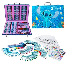 Disney Stitch Art Set for Kids 130  Pieces  Colouring Pencils