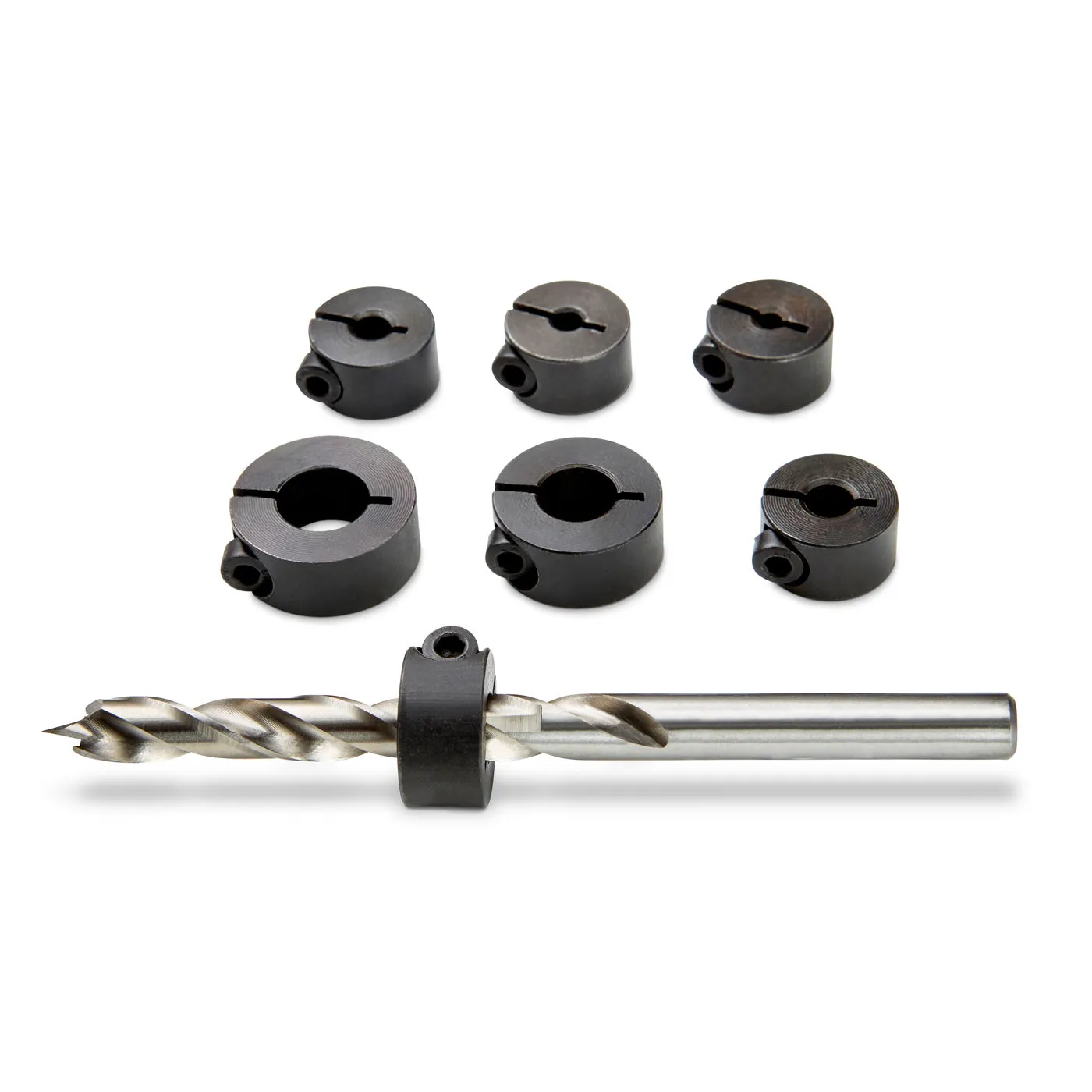 Drill Bit Depth Stops - Set of 7