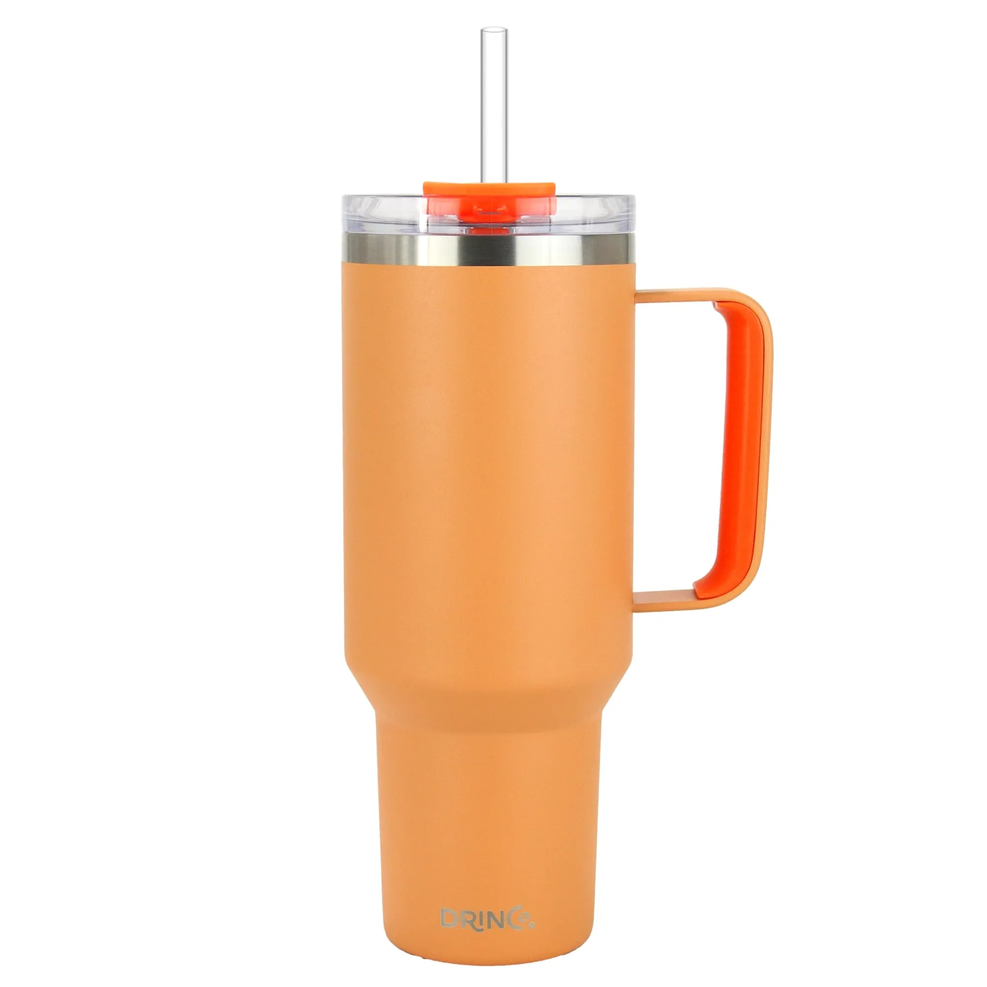 Drinco 40oz BugSur Tumbler with Handle (Cantaloupe)