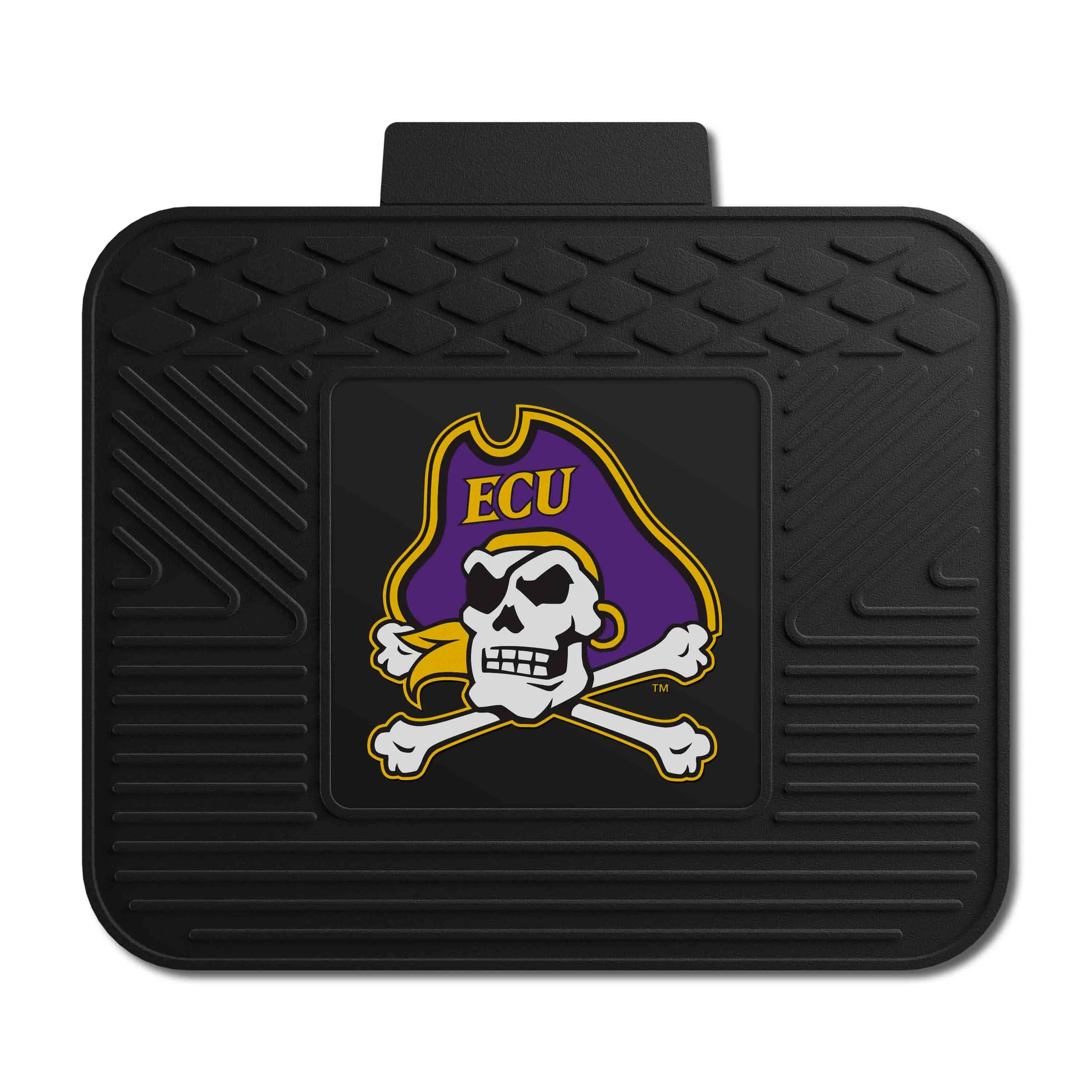 East Carolina Pirates Back Seat Car Utility Mat - 14in. x 17in.